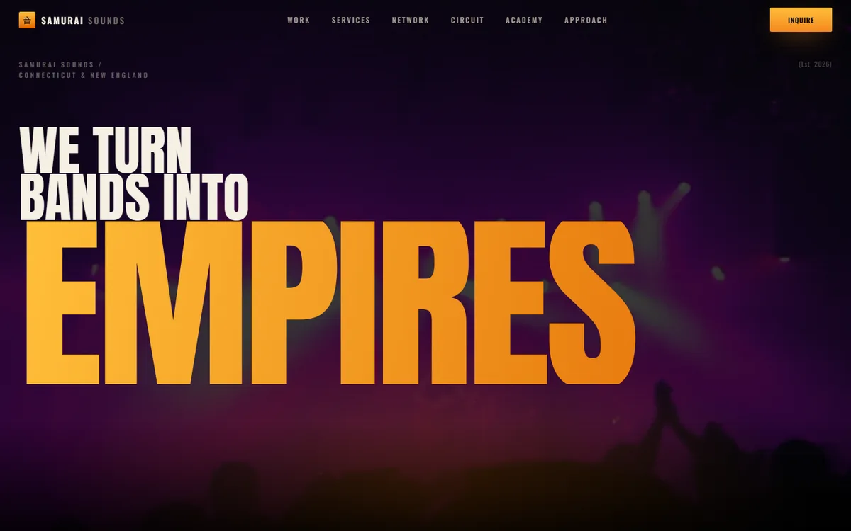 The Samurai Sounds homepage